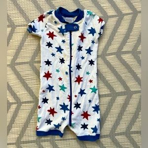Hanna Andersson Holiday Zip Button One Piece Kids Pajamas